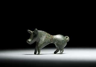 Ancient Roman   Celtic bronze Boar 50 A.D.  
