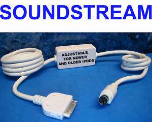 SOUNDSTREAM iC2 iC 2 iPOD iPHONE NANO TOUCH AUX CABLE  