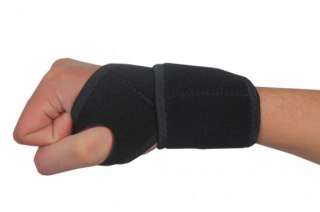 velcro wrist palm support brace hand strapped pain injury relief strap 