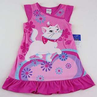 Disney Aristocats Marie Pink Nightgown Sleepwear Sz 2T  