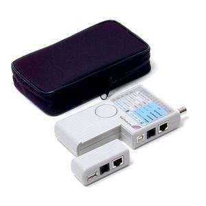 RJ45 RJ11 USB and BNC Cable Tester. REMOTE NETWORK CABLE TESTER F/RJ11 