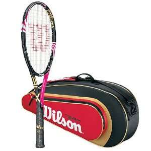  Wilson Blade BLX (98) (Pink) Tennis Racquet & Bag Bundle 