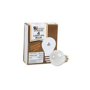  SLI Incandescent Bulbs, Extra Long Life, 40 watts, 130 