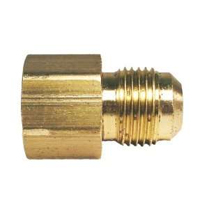   Brass Flare x Female Pipe Adapter for Gas, 5 Pack: Home Improvement
