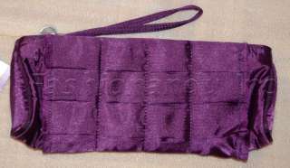 Botkier Layla Purple Silk Clutch Bag  