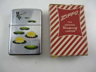 Zippo   3 Barrel   Town & Country   Lily Pond   w/Box *No Reserve 