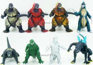   Godzilla Monsters Action Toy Figure Set Chrismas Gift 3inch  