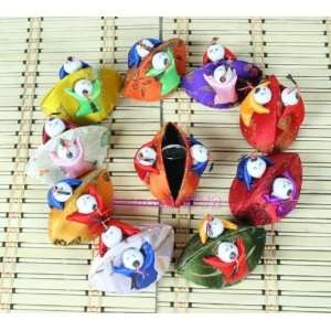   Chinese Silk Cute Child Round Ring Bags #772.10.rb 
