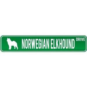  New  Norwegian Elkhound Drive  Street Sign Dog: Home 