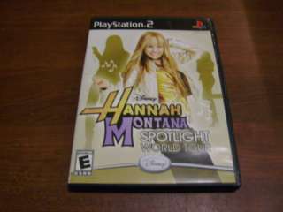 Hannah Montana: Spotlight World Tour PS2 COMPLETE/CIB! 712725003920 