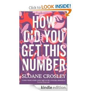 How Did You Get This Number Sloane Crosley  Kindle Store