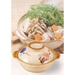   Japanese Earthen Donabe Cooking Clay Pot L 1598: Kitchen & Dining
