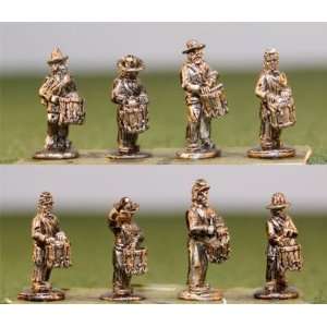 15mm ACW Confederate Drummers (10) Toys & Games