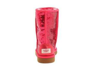   Classic Short Sequin Sparkle RUBY RED Boots #3161 Size 9/Euro 40
