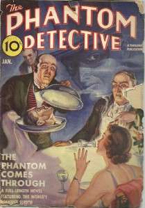 Vintage Pulp Magazine: THE PHANTOM DETECTIVE   January 1940  
