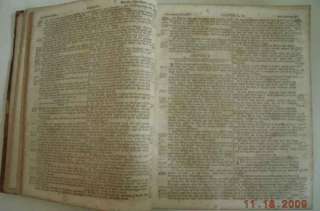 1848 antique HOLY BIBLE edward woolverton WASHINGTON NJ  