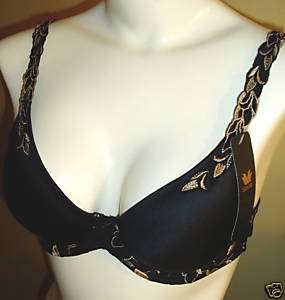 WACOAL 85358 Seductive Support Black Contour UW Bra 34B  