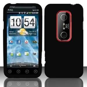  BLACK Soft Silicone Skin Cover Case for HTC Evo 3D (Sprint 