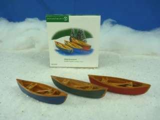 Dept 56 Village Accessory Wooden Rowboats #52797 (714)  