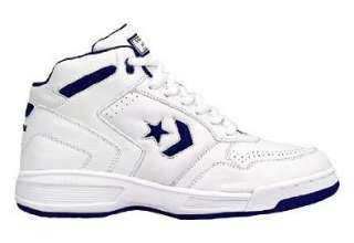  Converse Athletic Basketball High Top Leather White/Navy 