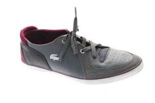 Lacoste NEW Meryon Mens Casual Sneakers Gray Medium BHFO 7.5  