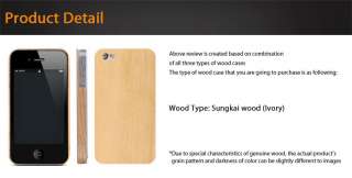   after Review 100% Natural Sungkai wood case iPhone 4, 4s, 4gs  