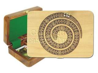 Unique Wooden Cribbage Board Snake Shape GRW 2 Tracks  