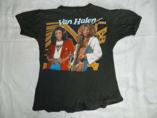1980 VAN HALEN VINTAGE TOUR T SHIRT CONCERT TEE 80S  