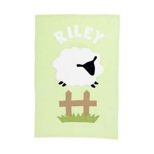  Personalized Sheep Blanket: Baby
