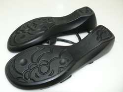 Clarks Womens Cute Black Sandals Size 8.5 M  