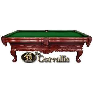 The Corvallis Pool Table (Walnut Finish):  Sports 