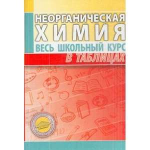 Inorganic Chemistry whole school course in tables Neorganicheskaya 
