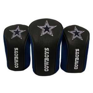  Dallas Cowboys NFL Mesh Barrel Headcovers (Set of 3 