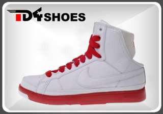 Nike Air Troupe Mid White Varsity Red Shoes  