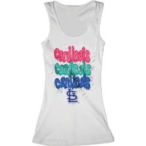   : St. Louis Cardinals White Girls Ribbed Tank Top: Sports & Outdoors