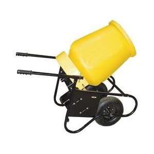 Industrial Grade 10N693 Wheelbarrow Mixer, Size 3 1/2 Cu Ft:  