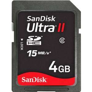  4GB Ultra II Secure Digital High Capacity (SDHC) High 