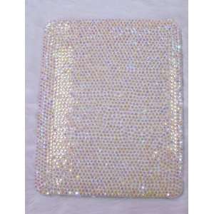   White Plain Pattern Disgn Bling Apple IPad Case Cover 