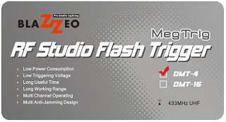 channels Wireless Flash Trigger for Studio Light T1F  