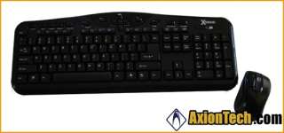   4G Multimedia Wireless Keyboard and Optical Mouse Combo, Model XK800