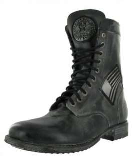  AFFLICTION Rampage Leather Distressed Combat Mens Boots 
