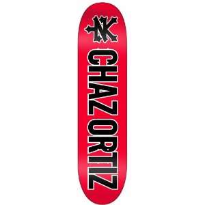  Zoo York Chaz Ortiz ThreePeat Deck Skateboard: Sports 