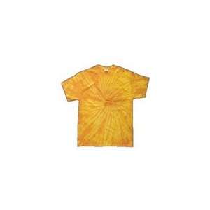  Yellow Adult Tye Dye T Shirt with Tie Dye Fusion Style 