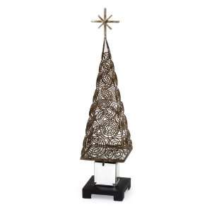   Kinder Swirl Pyramid Christmas Tree Table Top Decor: Home & Kitchen