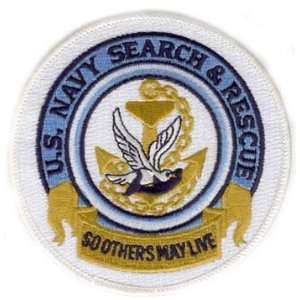 US Navy Search and Rescue So Others May Live 4 Embroidered Patch 