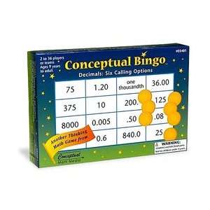  Conceptual Bingo   Decimals Toys & Games