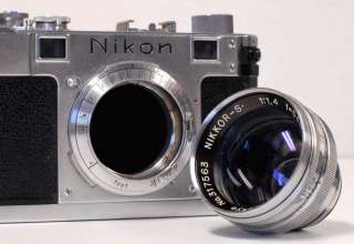 Nikon S Rangefinder w/5cm F1.4 Nikkor SC lens Vintage &  