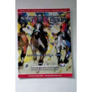   Official Program Churchill Downs Louisville KY Saturday, May 2, 1998