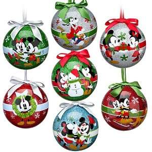 Share the Magic Mickey Mouse Ornament Set    7 Pc 2011 