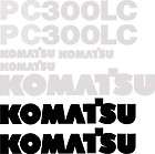 Brand New PC300LC Komatsu Excavator Decal Set (without 
